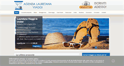 Desktop Screenshot of lauretanaviaggi.com